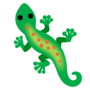 Target image of a green lizard used to train the neural cellular automaton